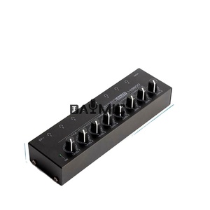 工場ヘッドフォンアンプ金属素材オーディオモジュールステレオ機能12vアンプ1入力8出力 - Product Image 1