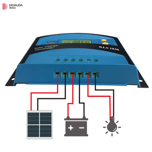DEMUDA CE ROHS Pwm контроллер 12v 24v 30A ручной PWM контроллер солнечного заряда - Product Image 2