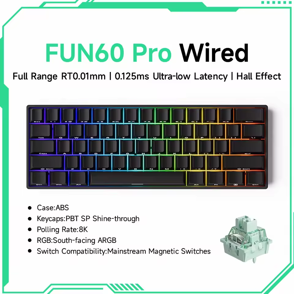 FUN60 Pro Black Wired