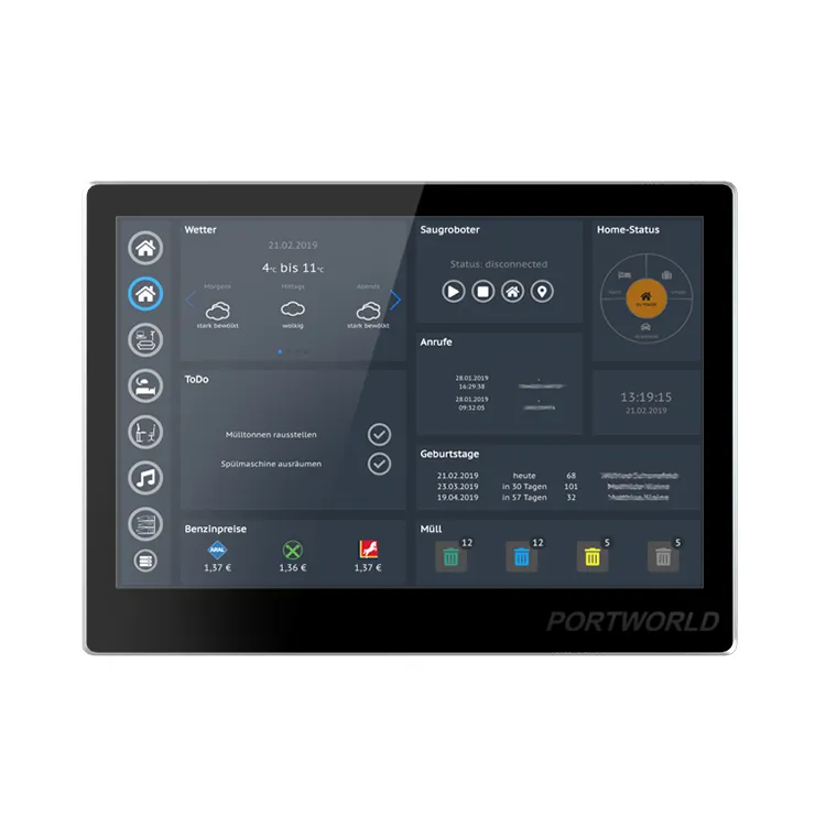 Smart Living 10,1 Zoll Home Automation Tablet Smart Home Dashboard