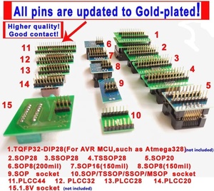 Universal TL866II Plus <strong>USB</strong> <strong>Programmer</strong>+18 Adapter Socket+SOP8 Clip 1.8V Nand <strong>Flash</strong> 24 93 25 MCU Bios EPROM AVR Eprom