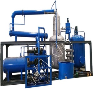 Motor yağı damıtma makinesi geri dönüşüm atık baz yağ ekipmanları geri dönüşüm siyah Motor yağı tesisi - Product Image 1