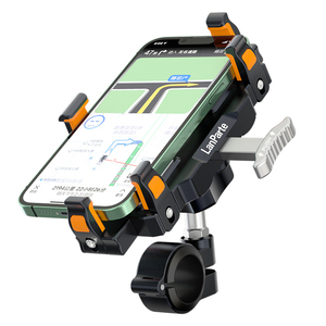 מחזיק טלפון לאופניים lanarte מראה rearview עבור iphone 15 <span class=keywords><strong>pro</strong></span> מקס Samsung עמיד למים תואר <span class=keywords><strong>360</strong></span> אוניברסלי הר אופניים הר
