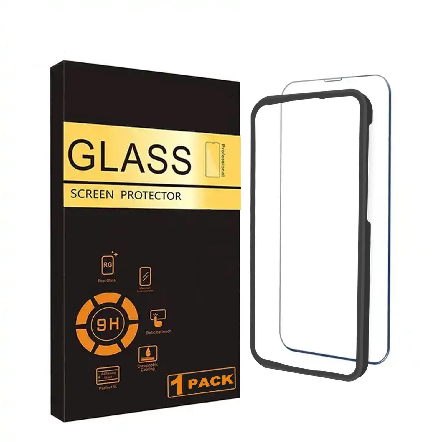Installazione automatica per l'eliminazione della polvere senza bolle HD trasparente per iPhone 11 12 13 14 protezione dello schermo in vetro temperato di facile installazione
