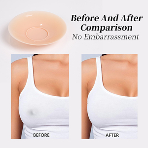 Nip Protection Reutilizable 10 colores Autoadhesivo Cubierta de pezón de silicona redonda con paquete de diseño