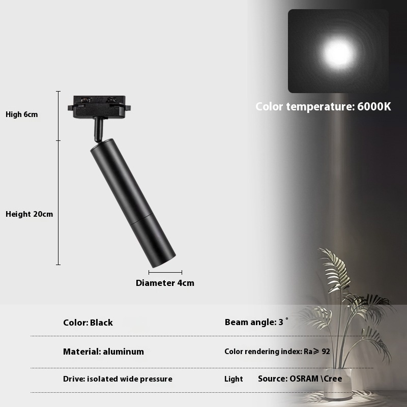 Binario nero 6000K