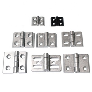 औद्योगिक समायोज्य 3040 जस्ता मिश्र धातु कैबिनेट दरवाजा हिंज चांदी/काला रसोई आउटडोर कार्यशाला गोदाम उपकरण थोक - Product Image 3
