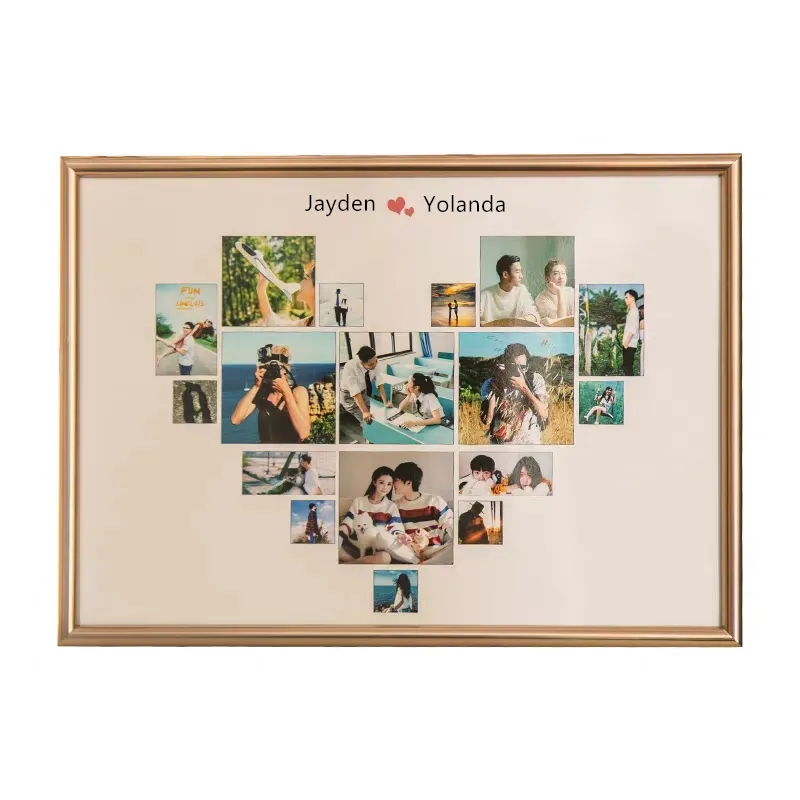 DIY Personalized Couple Family or Friends Memorial Plastic Photo Frame