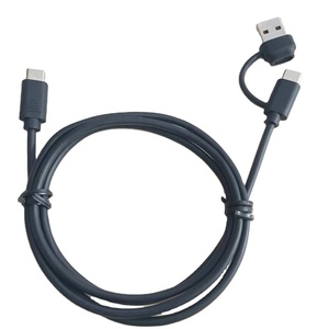 2 In1 Mobile Phone Fast Charging Cable USB A/C Male to Type C Male <strong>Data</strong> Cable Charger Cable Type C