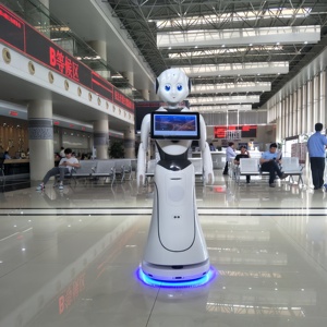 Robot di ricezione con introduzione guidata Robot di ricezione di benvenuto commerciale umanoide di alta qualità intelligenza artificiale - Product Image 2
