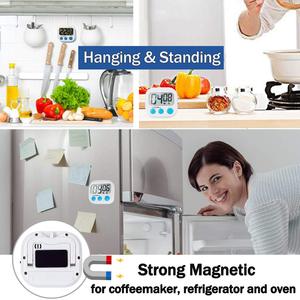 Multi-funzione Timer elettronico magnetico Timer digitale grande Display LCD il forte/silenzioso interruttore conto alla rovescia della cucina Timer - Product Image 3