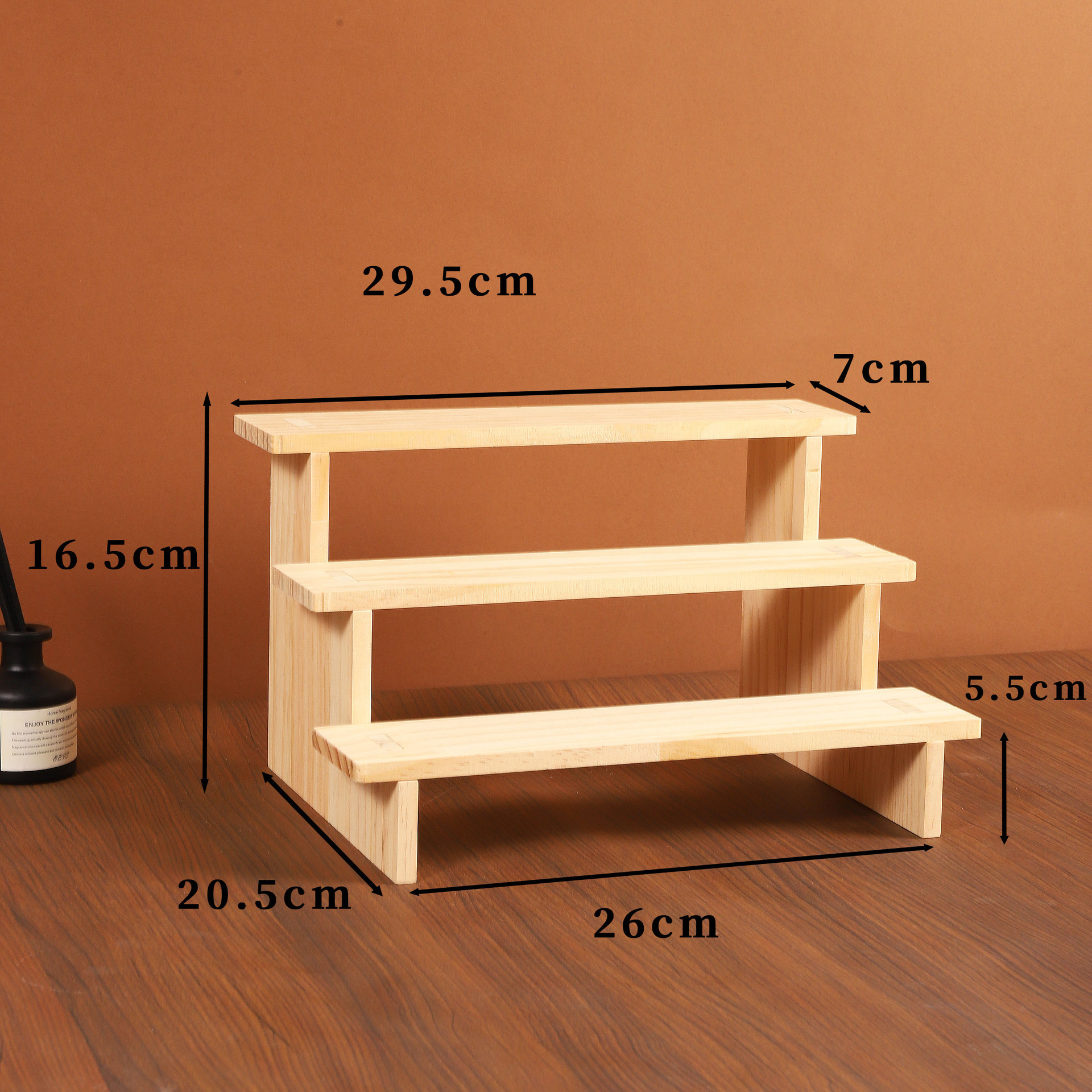 Type B Solid Wood Staircase (Three Levels)