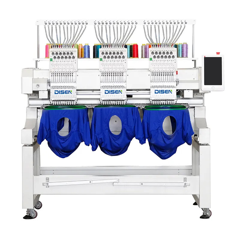 3 đầu đa chức năng T-Shirt Thêu máy vi tính phù hợp với tất cả các loại vải thêu tìm kiếm nhà phân phối