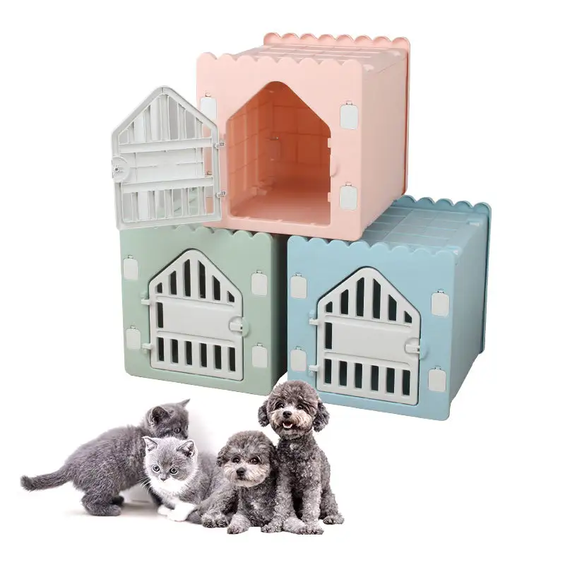 Lits en plastique pour animaux de compagnie, fournitures d'extérieur, produits pour chiens, chenil, Cages, maisons, petits animaux, niche pour chiens