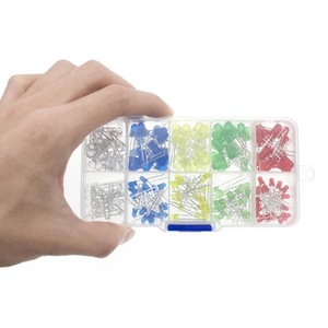 200 pezzi 3MM 5mm bianco giallo rosso blu verde LED diodi kit per Arduino progetto DIY - Product Image 2