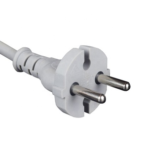 Avrupa 2 prong güç fişli kablo için kablo ile elektrikli alet pil paketi kullanılan - Product Image 1