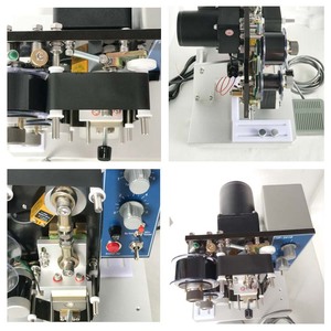 Semi-Auto Desktop Hot Ribbon Datums codierung maschine Chargen nummer Ablaufdatum Barcode-Drucker/Fabrik Vorzugspreis