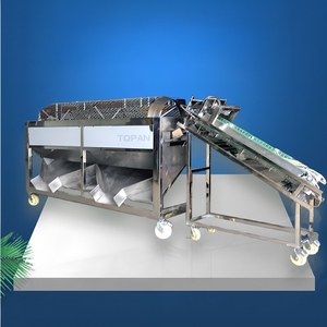 Máquina de rotura/equipo de procesamiento de corte de galleta de vaina de cacao fresco/máquina separadora de cáscara y granos de cacao - Product Image 4