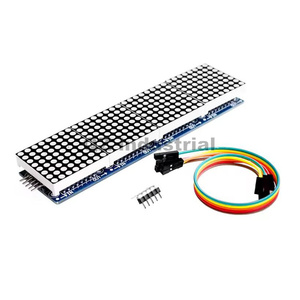 QZ BOM Großhandel Dot LED Matrix Modul MAX7219 mit Kabel MCU LED Display Steuer modul Kit Power Driver Module - Product Image 1