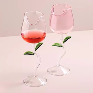 <strong>Best</strong>-<strong>selling</strong> High Quality Handmade Rose Shaped High Borosilicate Crystal Glass Glass <strong>Red</strong> <strong>Wine</strong>