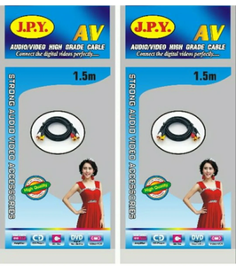 Ấn độ xuất khẩu cung cấp Đen 3rc 3rc AV Cáp âm thanh video cáp di động cho loa màn hình máy tính <span class=keywords><strong>DVD</strong></span> <span class=keywords><strong>Player</strong></span> nhà - Product Image 2