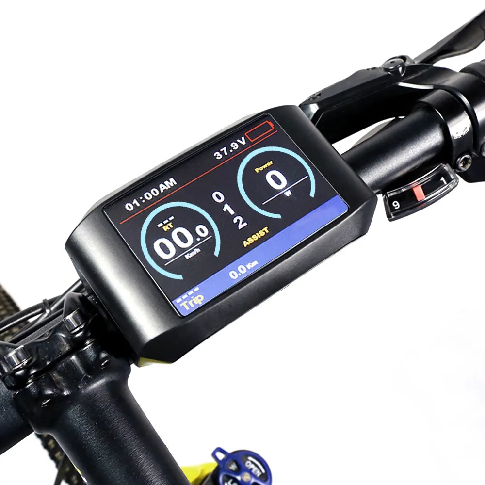 TFT750Cカラフルな電動自転車メーターBafangミッドモーターパーツカラフルな電動自転車用e自転車ディスプレイ