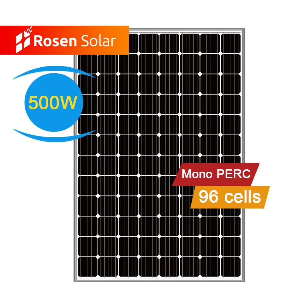จีนราคาที่ถูกที่สุดสำหรับ Global Market 500 W 96 เซลล์ MONO SOLAR PANEL