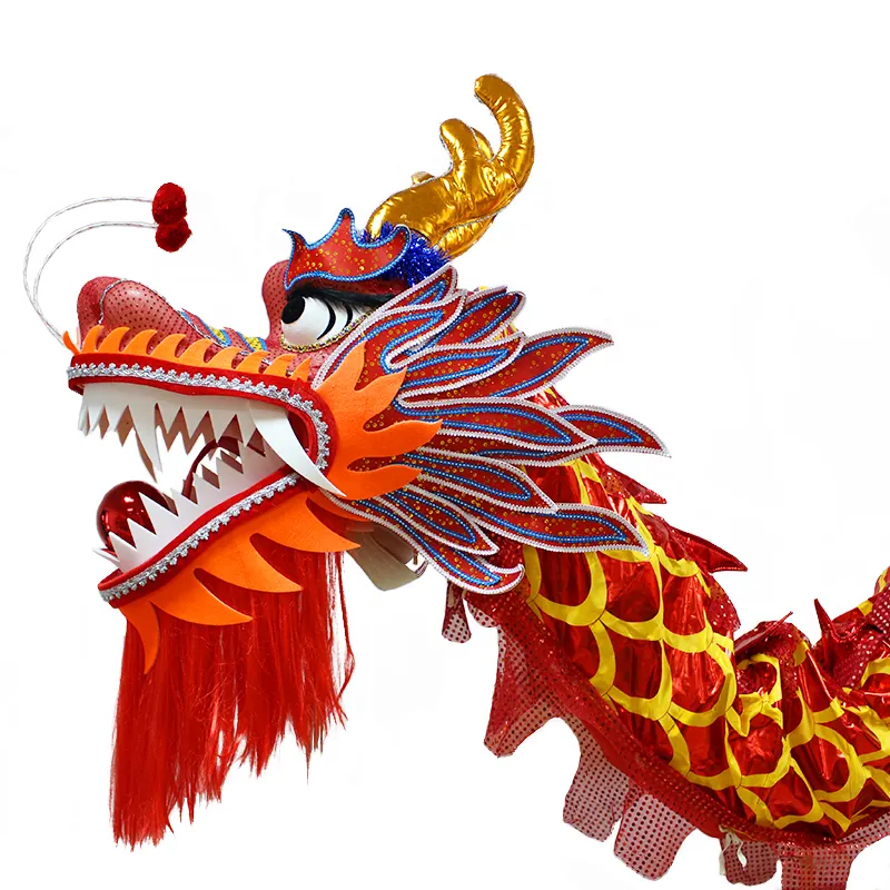 Lanterna chinesa do dragão China CONDUZIU a dança do dragão Performance prop Traje dos desenhos animados Festival da primavera danças do dragão e do leão