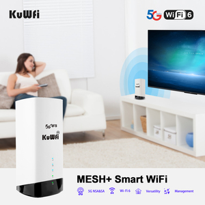 Gigabit Cổng Tốc Độ Cao Dual Band Không Dây CPE <span class=keywords><strong>Wifi</strong></span> 1800Mbps Wifi6 5G Router Với Sim Khe Cắm Thẻ Nhớ - Product Image 6