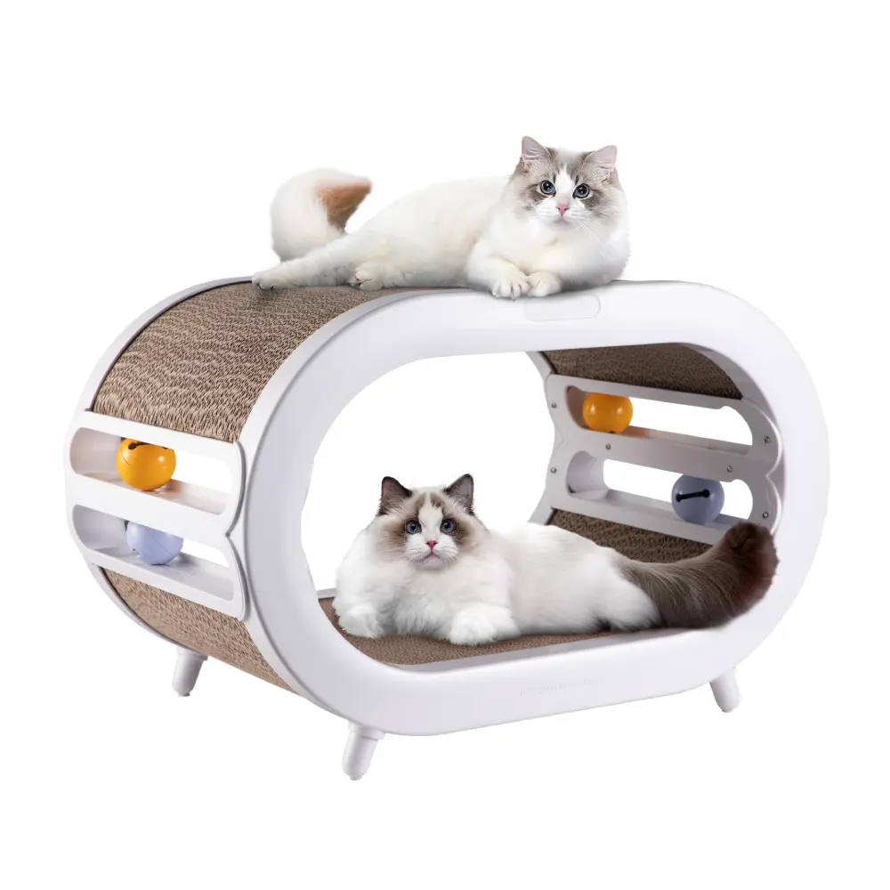 Cat Scratcher Cartone Cat Scratcher Pad Graffi Messaggi Salotto Letto per Gatti Grandi e Piccolo Gattino