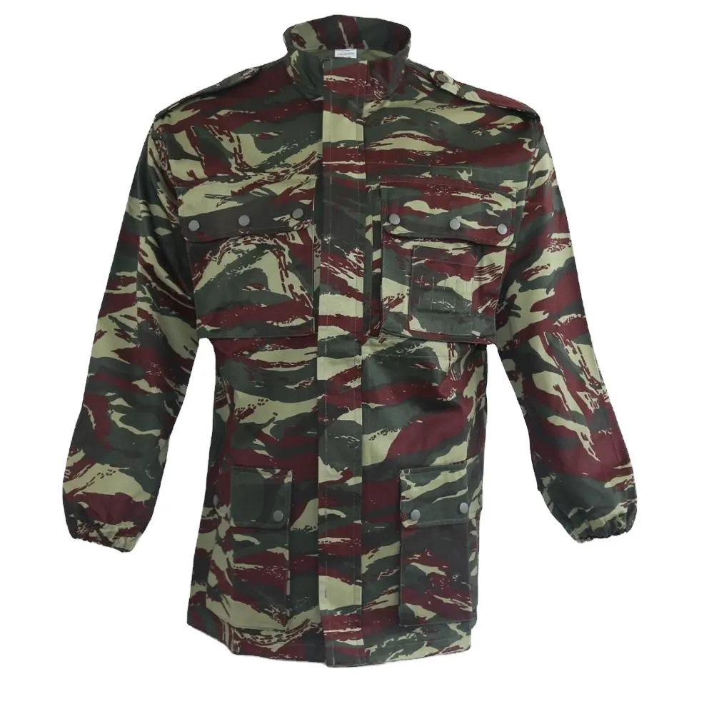 Uniforme multicam para F2 65T/35C padrão personalizado Tricolor camuflagem