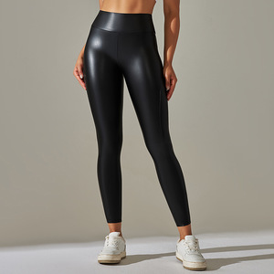 Nouveau Legging de Yoga Sexy à Taille Haute Élastique et Extensible avec Effet de Pointure et Motif à Points - Product Image 4