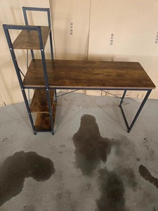 Escritorio de juegos de esquina, mesa de ordenador para dos con estantería para el hogar, oficina, dormitorio, Juego - Product Image 2