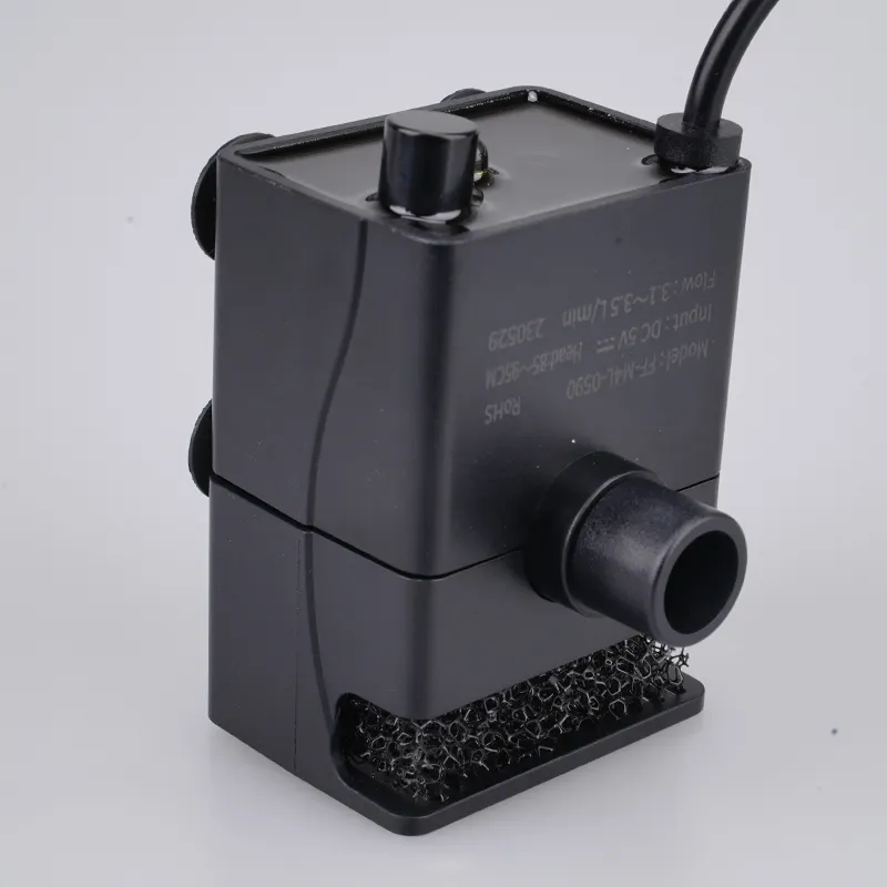 Pet 2415-12 USB tak için Mini dalgıç pompa 5V beyaz Pet su sebili sessiz DC fırçasız Mini pompa