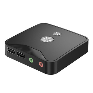 Pulsante interruttore di alimentazione Desktop per Computer con doppia porta Audio USB telecomando alimentatore Host per PC interruttore a pulsante on/off 1.6m - Product Image 2