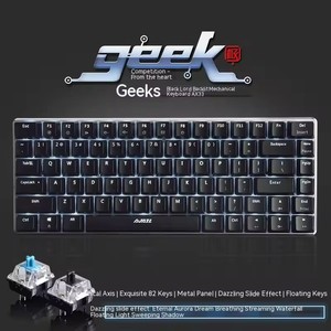AJAZZ AK33 Gaming Machinery 82 Keys <strong>Keyboard</strong> Backlight RGB <strong>Programmable</strong> for WIN/iOS Full Key Impulse Free - Product Image 4