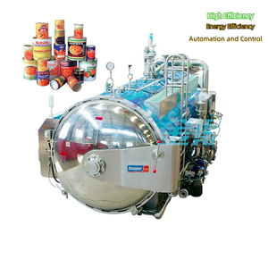 1000Lガラス瓶ボトル滅菌レトルト蒸気食品滅菌機 - Product Image 2