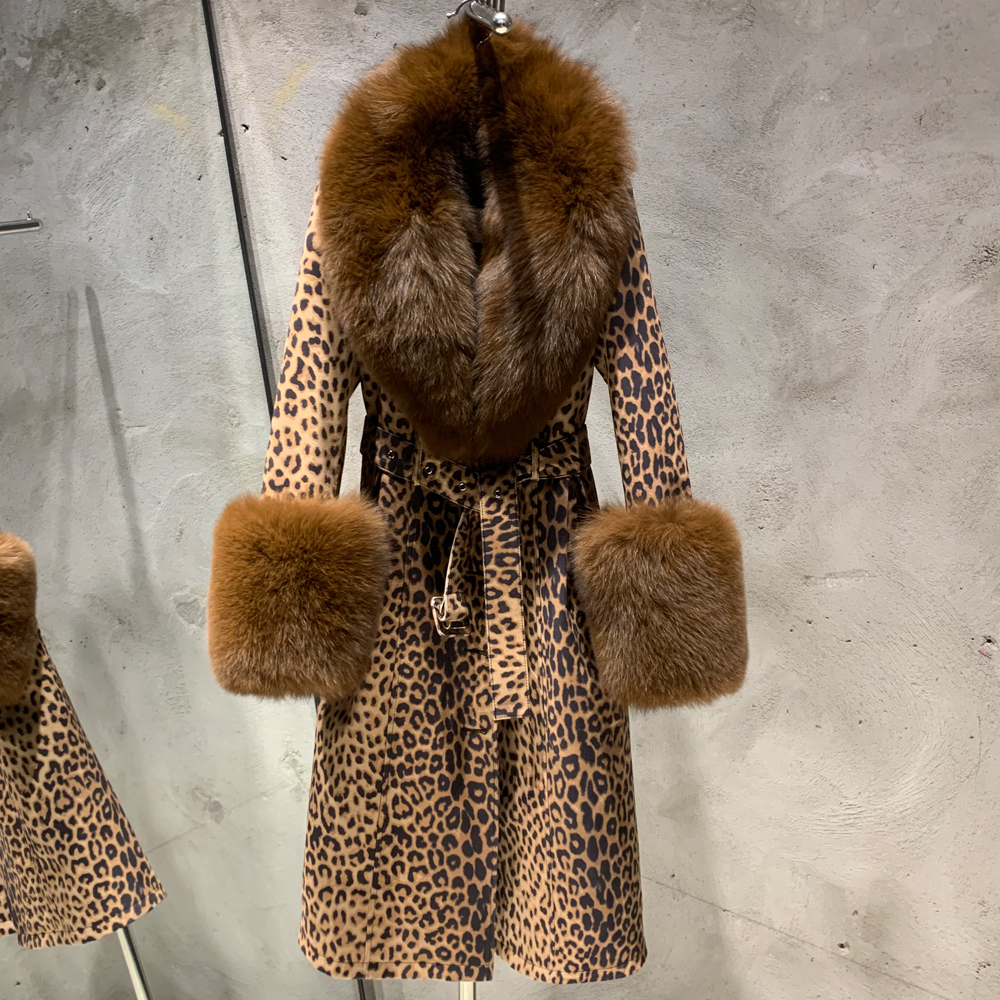 Cow Leopard Pattern+Brown Fox