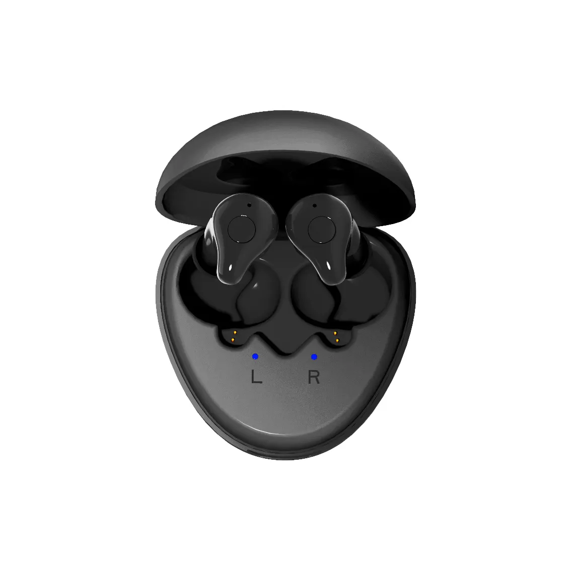 Fones de ouvido e16 recarregáveis, aparelho auditivo wifi com dentes azuis, aplicativo e modo programável, assistente ao ouvido, amplificador de som para surdos