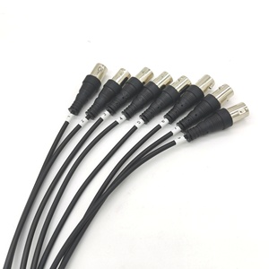 Audio and Video Capture Line Computer <strong>Monitoring</strong> Connection DB15 Male to 8 <strong>BNC</strong> Female Cable - Product Image 3
