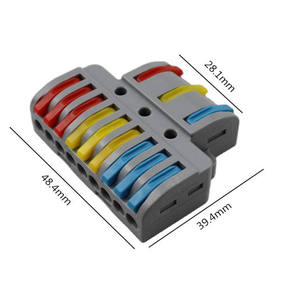 Custom 3 <strong>Input</strong> 9 <strong>Output</strong> LT933 LT633 Electric Terminal Block Cable Splice Connector <strong>BNC</strong> Quick Wire Docking Power - Product Image 4