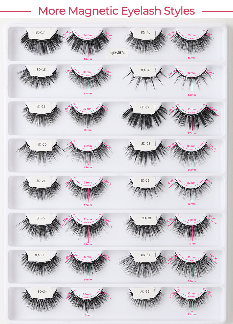 Aléatoire 1 paire cils