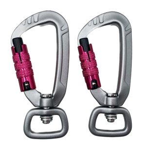 Jrsgs Nhôm Biểu Tượng Tùy Chỉnh Con Chó Dây Xích Carabiners Vít Khóa 4KN Xoay Snap Hook 7810d7b - Product Image 5