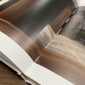 Kumaş kapak baskı pişirme gıda broşürleri ile özelleştirilmiş dikiş kör ciltli kitap günlük - Product Image 4