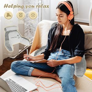 多機能ソフトヘッドウエストチェアクッション取り外し可能カバー付きリーディング枕ベッドとバックボディ用