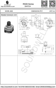 Soundwell RS06 codificatore rotativo con interruttore di alta qualità interruttore di Volume produttore - Product Image 4