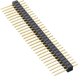 1.27mm Pitch Pin <strong>Header</strong> 1-50pin <strong>SMT</strong> Type Single Row Socket PCB Straight/right Male Power Pin <strong>Header</strong> Connector - Product Image 4