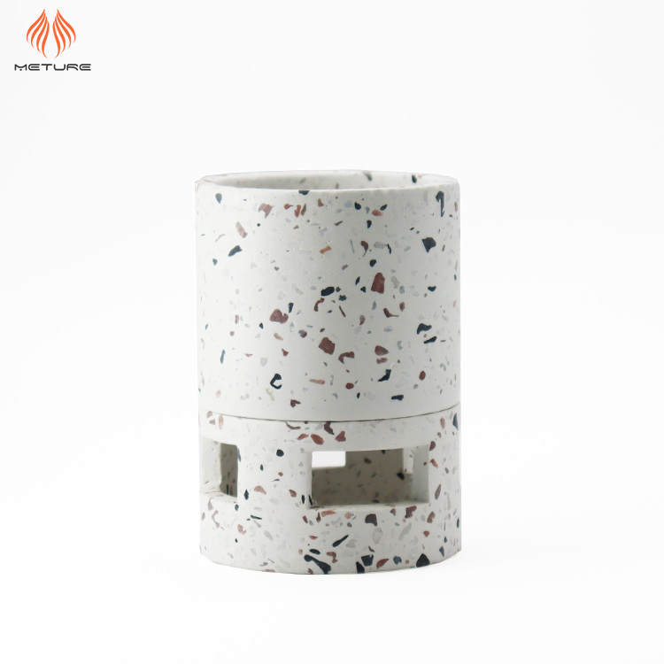 white terrazzo