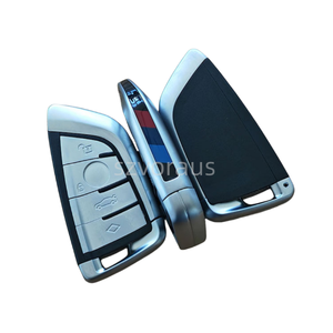 ที่หุ้มกุญแจอัจฉริยะแบบ4ปุ่มพร้อมกุญแจฉุกเฉินเหมาะสำหรับ BMW Smart Key - Product Image 1