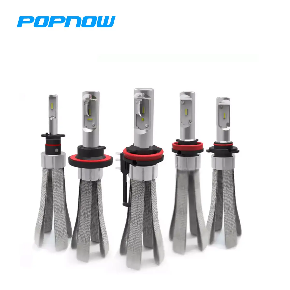 Ampoule de phare de voiture à Led 8C H15 bande de tresse de ceinture en cuivre 80W 8000LM 12V lumière externe 6000K faisceau blanc lampe de voiture à Led